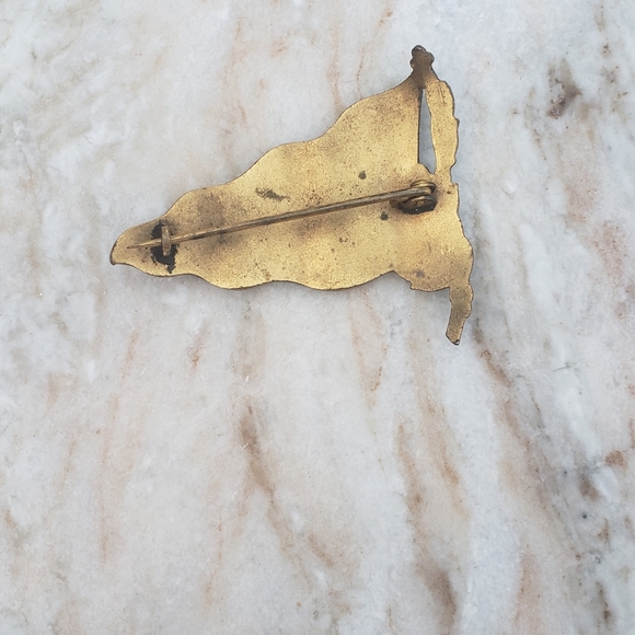 Victorian Era Princeton Penant Enamel Brooch - Picture 10 of 13